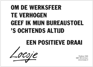 Loesje-bureaustoel